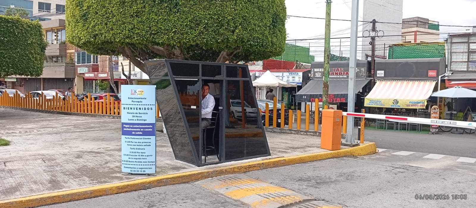 Caseta de cobro EKpark